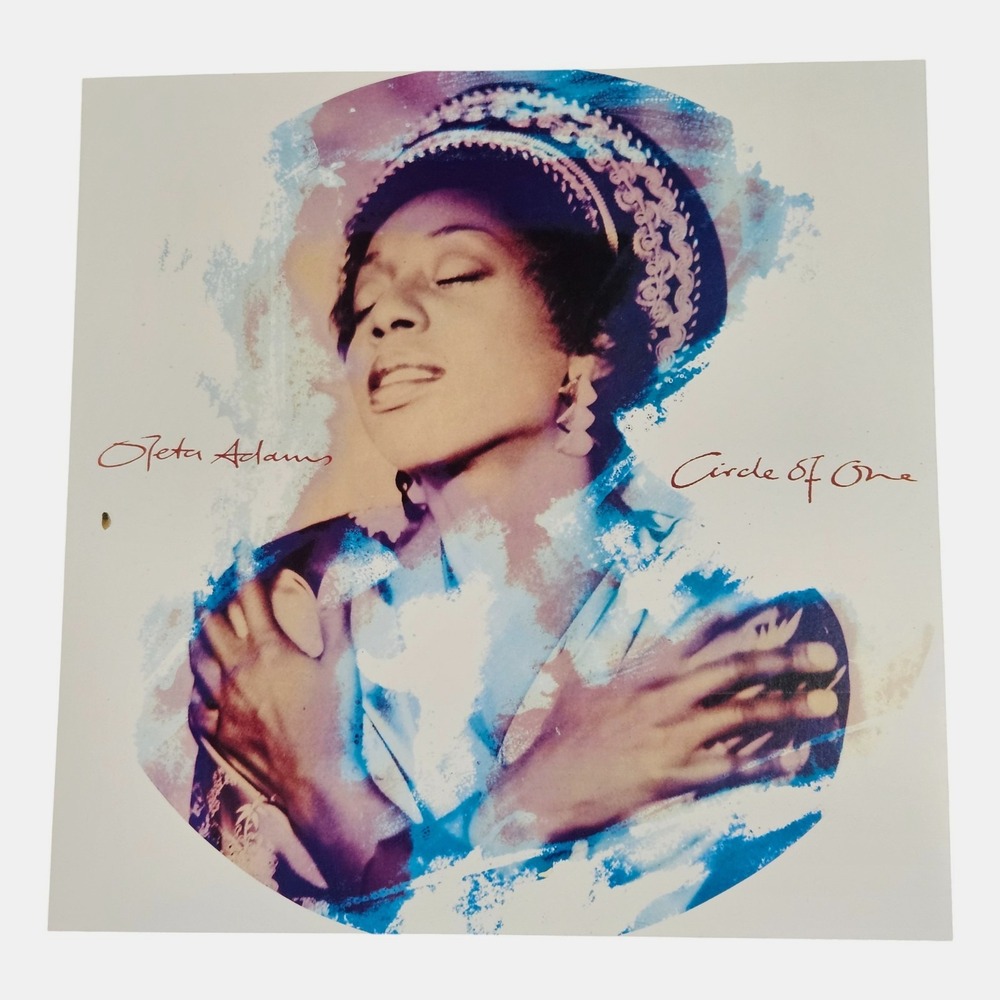 Oleta Adams Circle Of One 12x12 Double Sided Promo Flat Poster 1990 PolyGram
